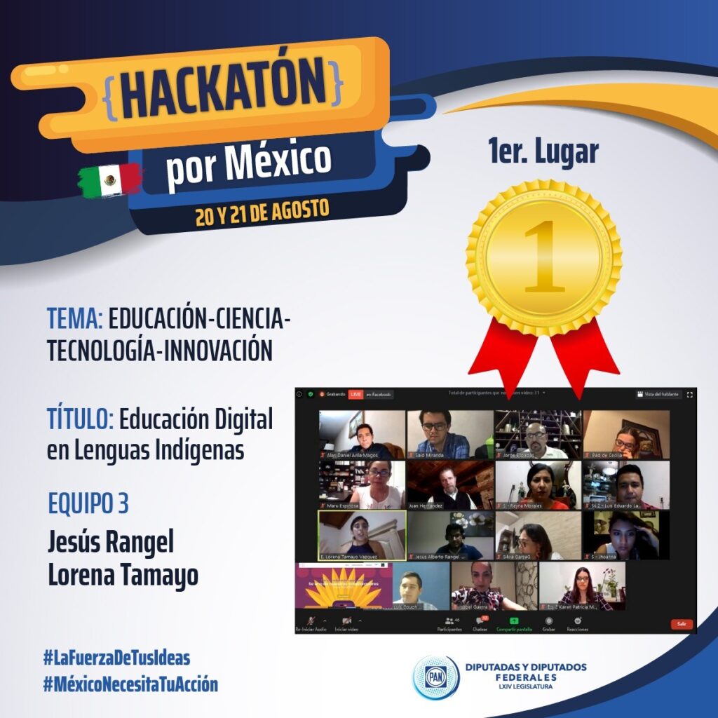 Ganan el concurso Hackatón estudiantes del TecNM campus IT Ensenada