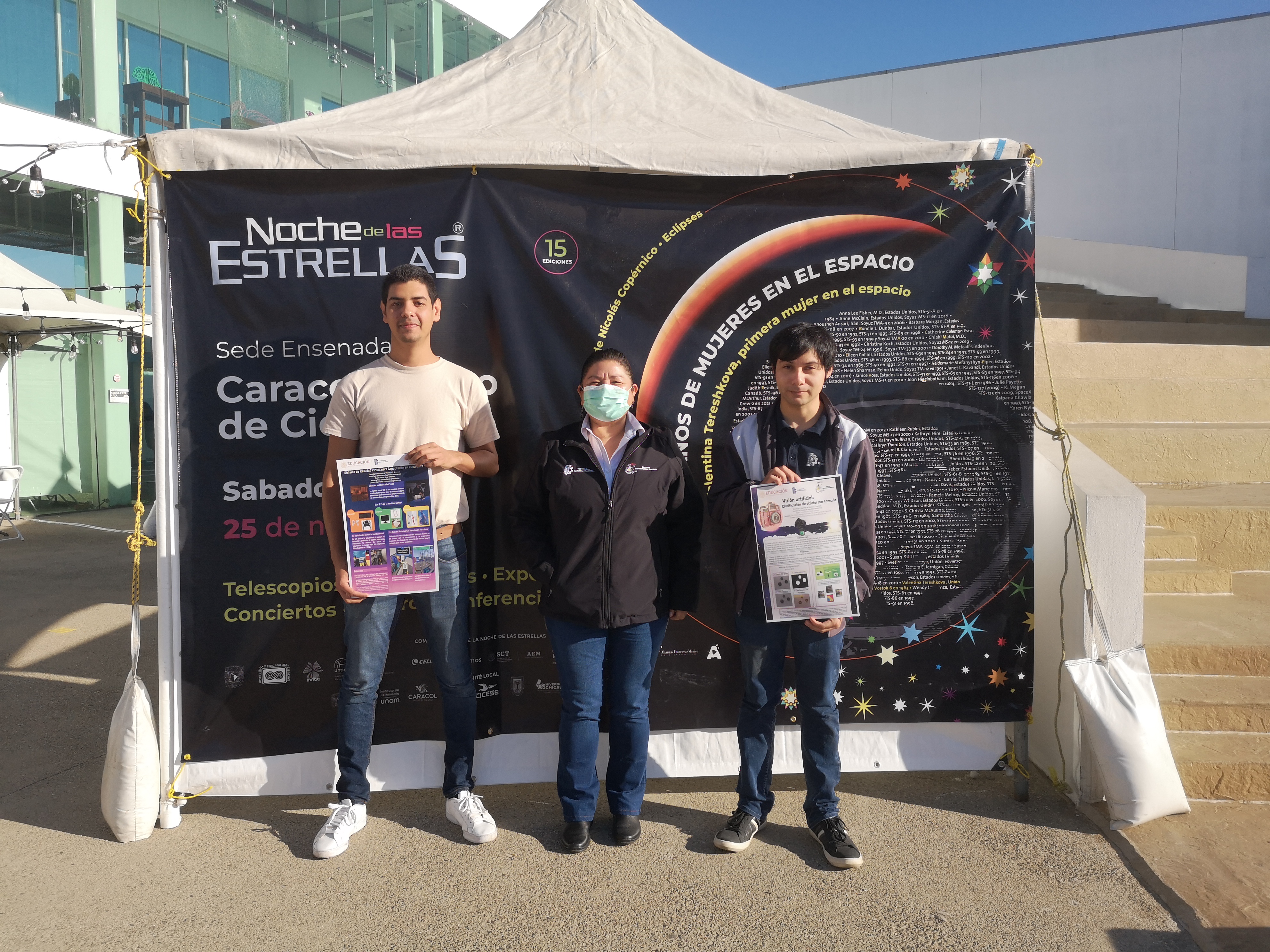 Estudiantes de Licenciatura y Posgrado del ITE del TecNM participan en la 15 edición de “La Noche de las Estrellas”.